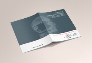 Aufgeklappte Außenseite der Broschüre des Projektes „ArdiAS“