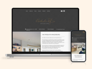 Die Website für Kordula Roß Friseure auf Laptop und Smartphone