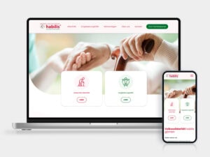 Startseite des Website-Relaunches der VS habilis gGmbH Magdeburg