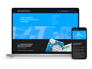 Webdesign für das BKKD Magdeburg auf Laptop und Smartphone