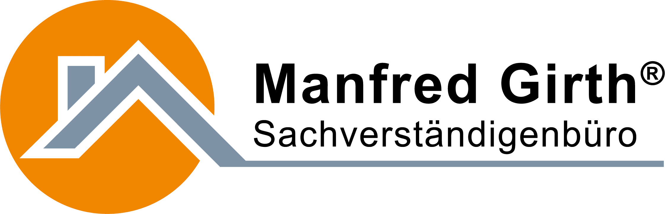 Das Logo von Mafred Girth - Sachverständigenbüro. Logodesign aus Magdeburg