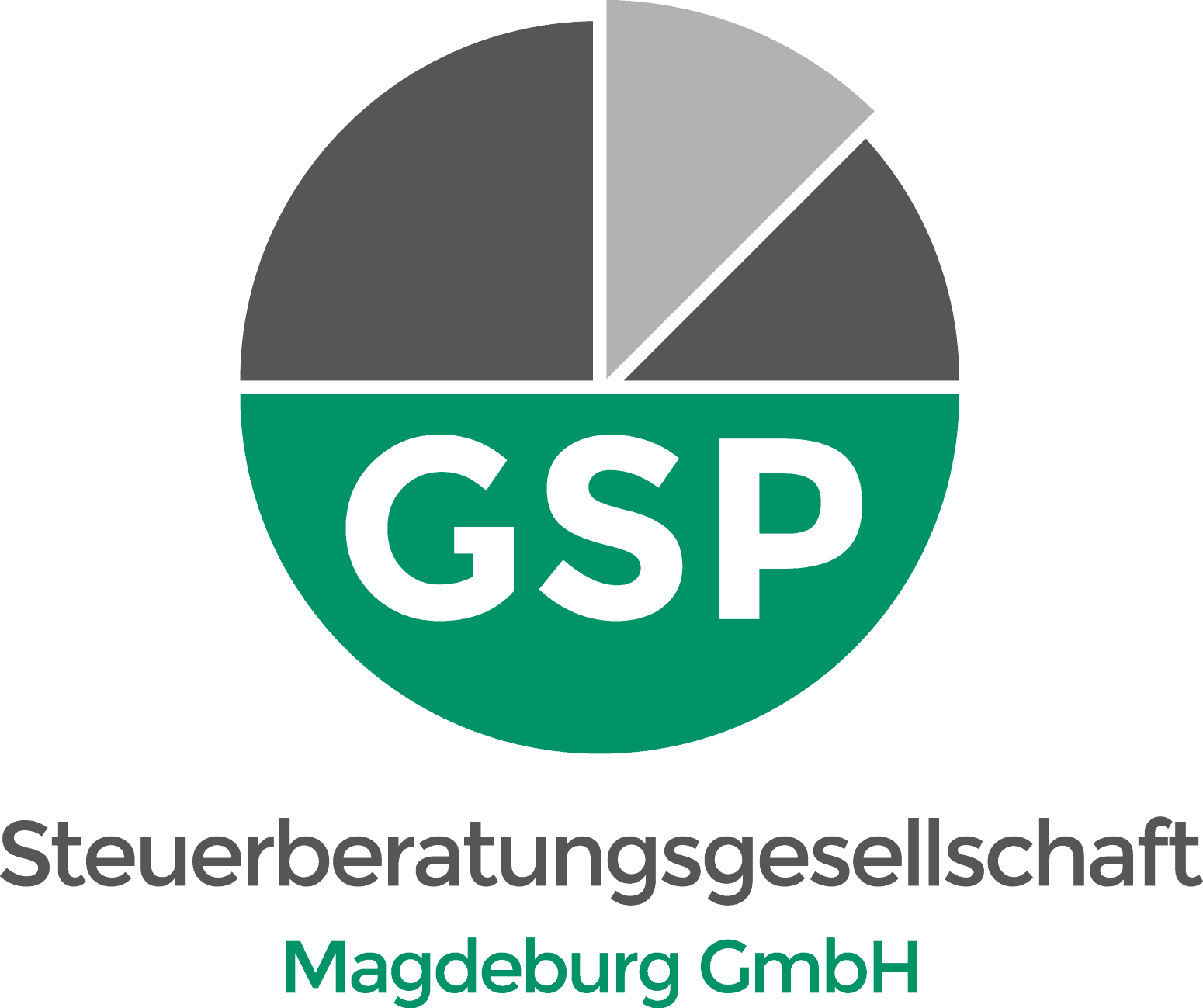 Das Logo von GSP Magdeburg, designt von hummelt und partner Werbeagentur