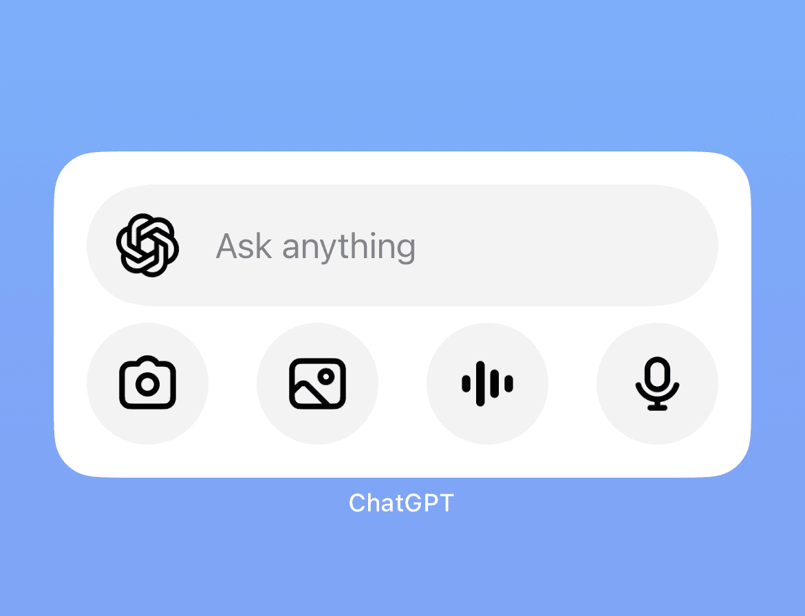 ChatGPT App Widget – Ask Anything