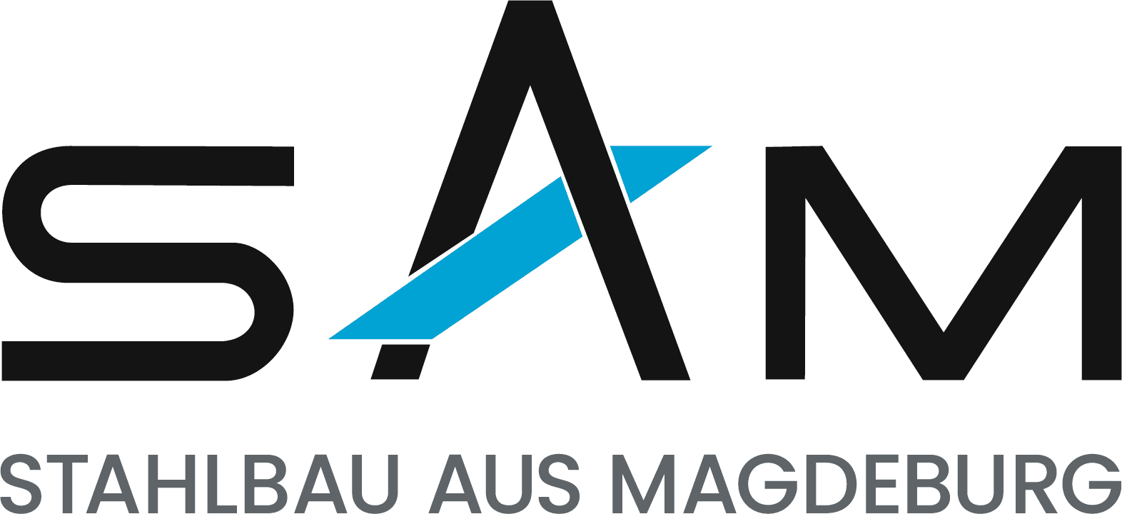 Das Logo der SAM (Stahl- und Anlagenbau Magdeburg GmbH)